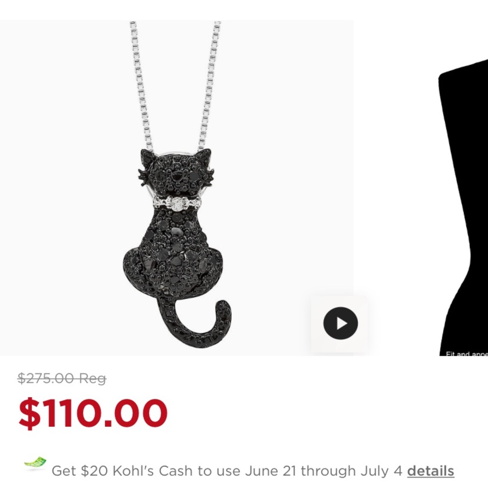 Black Cat Necklace